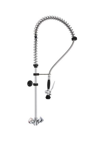 Wysoka bateria gastronomiczna sztorcowa z prysznicem h=103 cm Hendi 810262