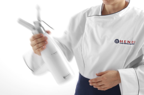 Syfon do bitej śmietany 1 l Kitchen Line biały Hendi 588376