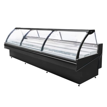 Lada chłodnicza sklepowa na wędliny sery 375x112x126 cm MPP000682