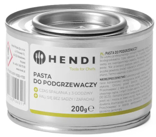 96x Pasta Do Podgrzewacza Paliwo w Puszce 200g Hendi 19454696