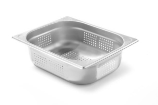 Pojemnik GN 1/2 h-100 mm perforowany stal nierdzewna Kitchen Line Hendi 807330