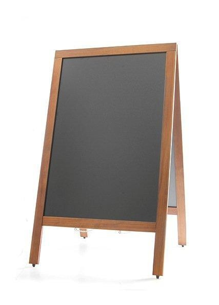 Uniwersalna tablica wolnostojąca na menu kredowa 50x45 cm Hendi 664001