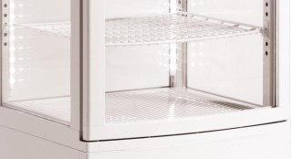Witryna chłodnicza cukiernicza LED biała pojemność 270 l Resto Quality RTC287WE