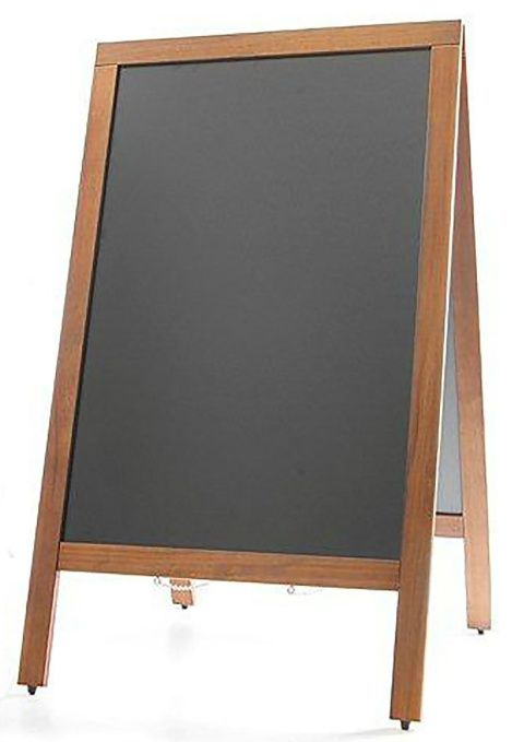 Duża tablica wolnostojąca na menu potykacz kredowy 70x120 cm Hendi 664018