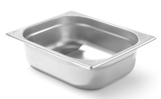 Pojemnik GN 1/2 h-65 mm stal nierdzewna do bemarów i witryn Kitchen Line Hendi 806326