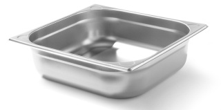 Pojemnik GN 2/3 stal nierdzewna do bemarów h-65 mm Kitchen Line Hendi 806227